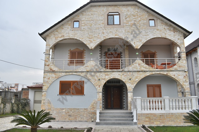 Three-storey villa is for rent in the Fushe-Mezez area of Tirana, Albania